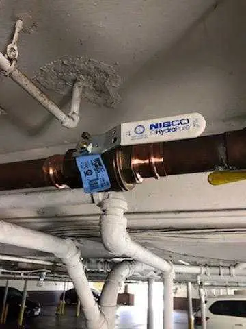 Copper pipe repair and valve work for Backflow Testing in Emerson